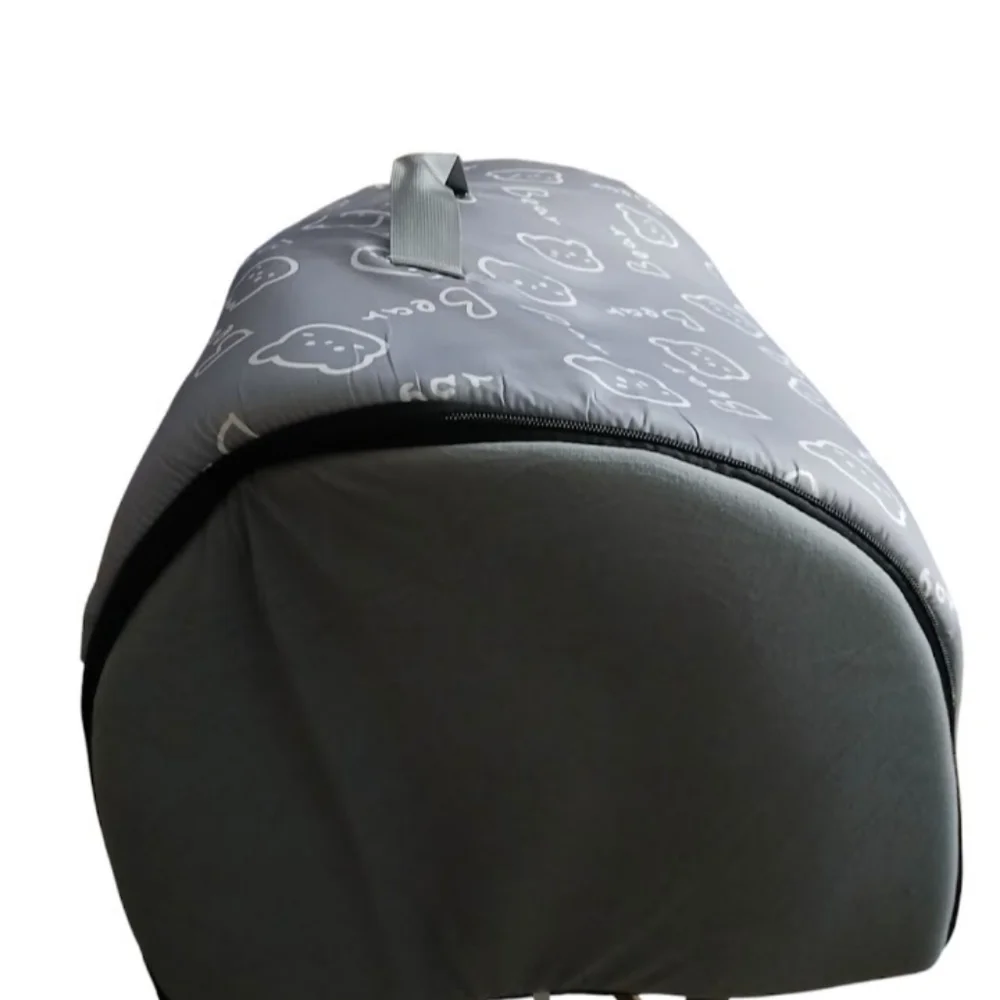 Cozy Gray Pet Dog Bed Xl Washable Indoor Dog House